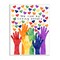 Stupell Industries Rise By Lifting Others Rainbow Wall Plaque Art